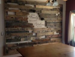 Wood Pallet Living Room Wall
