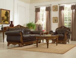 Living Room Sets With Wood Trim