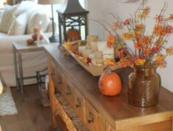 Fall Living Room Table Decor