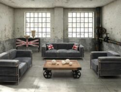 Modern Industrial Living Room Furniture