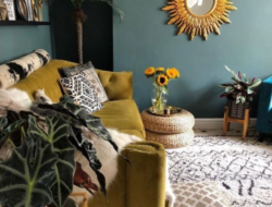 Mustard Green Living Room