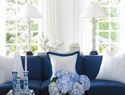 Blue And White Living Room Furniture