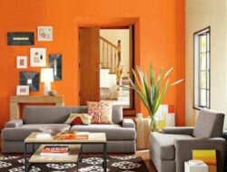 Orange Living Room Paint Ideas