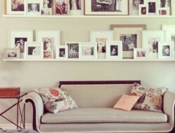 Displaying Wedding Photos In Living Room