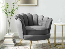 Grey Velvet Living Room Chairs