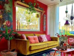 Colorful Bohemian Living Room