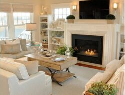 Living Room Ideas With Fireplace In The Middle
