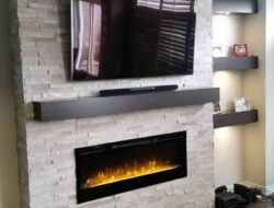 Living Room Ideas With Electric Fireplace And Tv