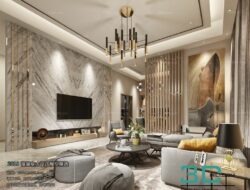 Modern Living Room 3d Model Free Download