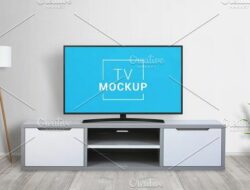 Tv Living Room Mockup