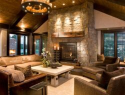 Rustic Wood Living Room Ideas