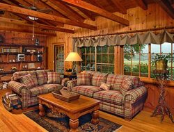 Cabin Living Room Curtains
