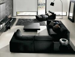 All Black Living Room Set