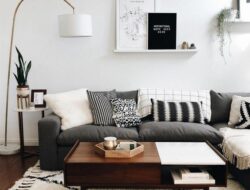 Small Black And White Living Room