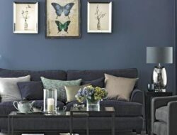 Charcoal Blue Living Room