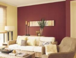 Double Colour Combination For Living Room