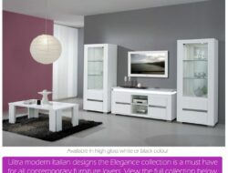 White Gloss Living Room Furniture Sets