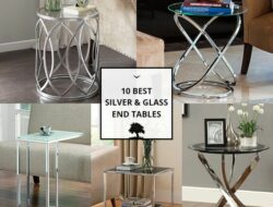 Glass Top Living Room End Tables