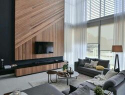 Double Volume Living Room Design