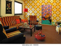 70s Living Room Wallpaper