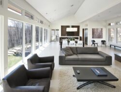 Minimalist Large Living Room