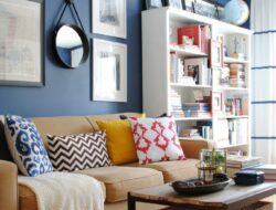 Benjamin Moore Blue Living Room