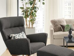 Modern Living Room Chair With Ottoman