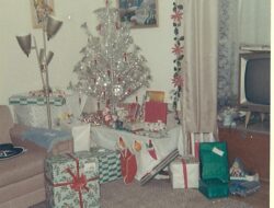 Vintage Christmas Living Room