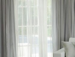 Living Room Modern Sheer Curtains