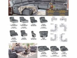 6 Piece Clonmel Chocolate Reclining Sectional Living Room Collection