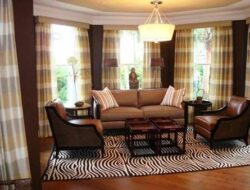 Living Room Curtains For Brown Walls