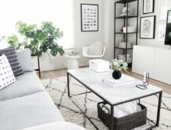 White Apartment Living Room