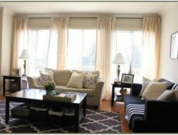 3 Window Living Room Curtain Ideas