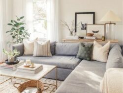 Farmhouse Living Room With Sectional