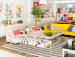 Colorful Living Room Interior Design