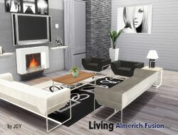 Sims 4 Luxury Living Room