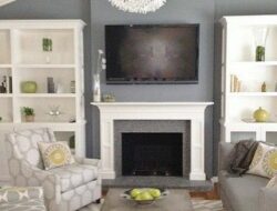 Grey Living Room Ideas With Fireplace
