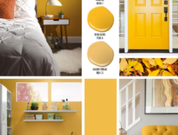Golden Yellow Paint Living Room