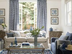 Mediterranean Living Room Blue