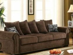 Brown Fabric Living Room Sets