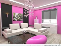 Pink Living Room Paint Ideas