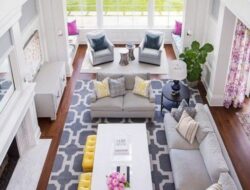 Furniture Placement Large Rectangular Living Room