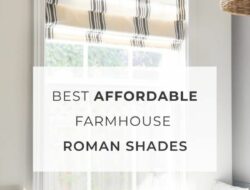 Best Roman Shades For Living Room