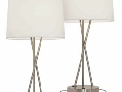 Brushed Nickel Living Room Lamps
