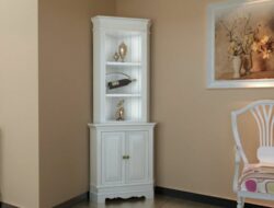 White Corner Cabinets For Living Room