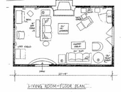 Living Room Sketch Plan