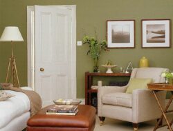 Olive And Brown Living Room