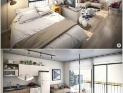 Bedroom Plus Living Room