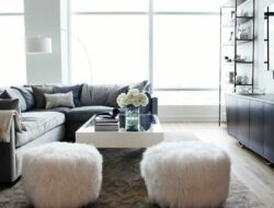 Glam Minimalist Living Room