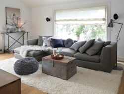 Grey Carpet And Sofa Living Room